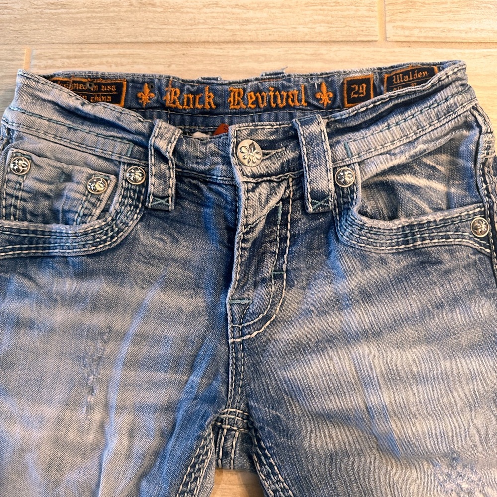 Mens Rock Revival Walden jeans
size 29 x 29 slim boot - Picture 11 of 16